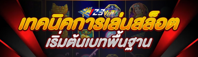 เทคนิคการเล่นสล็อตเริ่มต้นเบทพื้นฐาน